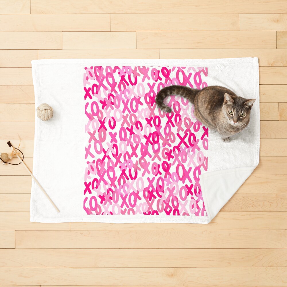 Pink XOXO Pet Blanket for Sale by mollsdesignss