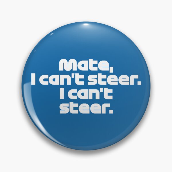 Item preview, VER. Mate I Can't Steer - Best Team Radio Miami GP 2022 Season (White/Blue BG) designed and sold by FilipeFerreira.