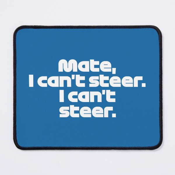 Item preview, VER. Mate I Can't Steer - Best Team Radio Miami GP 2022 Season (White/Blue BG) designed and sold by FilipeFerreira.
