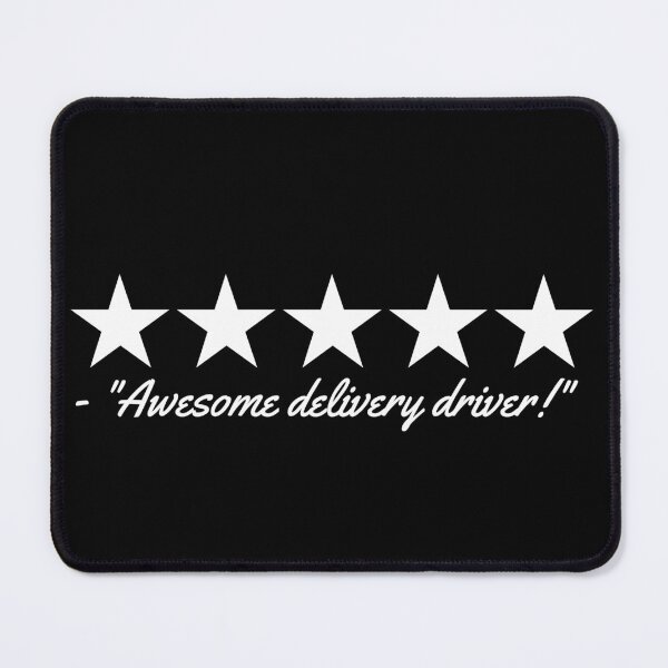 Item preview, 5 Star Amazing Delivery Driver White Font | Driver Service Appreciation designed and sold by deliverylife.
