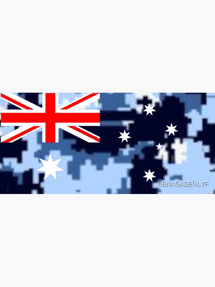 "Multicam Royal Australian Air Force Flag & Ensign" Sticker by