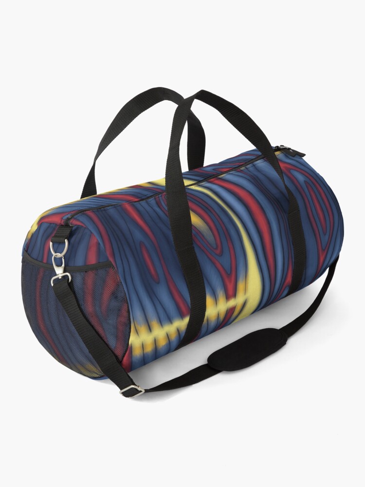 Thumbnail 2 of 3, Duffle Bag, Marbled Superhero Colors designed and sold by BlazeraptorGirl.