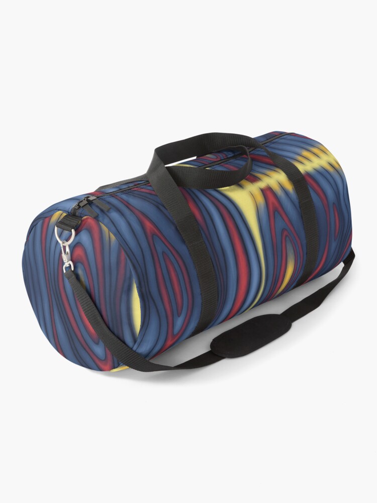 Thumbnail 1 of 3, Duffle Bag, Marbled Superhero Colors designed and sold by BlazeraptorGirl.