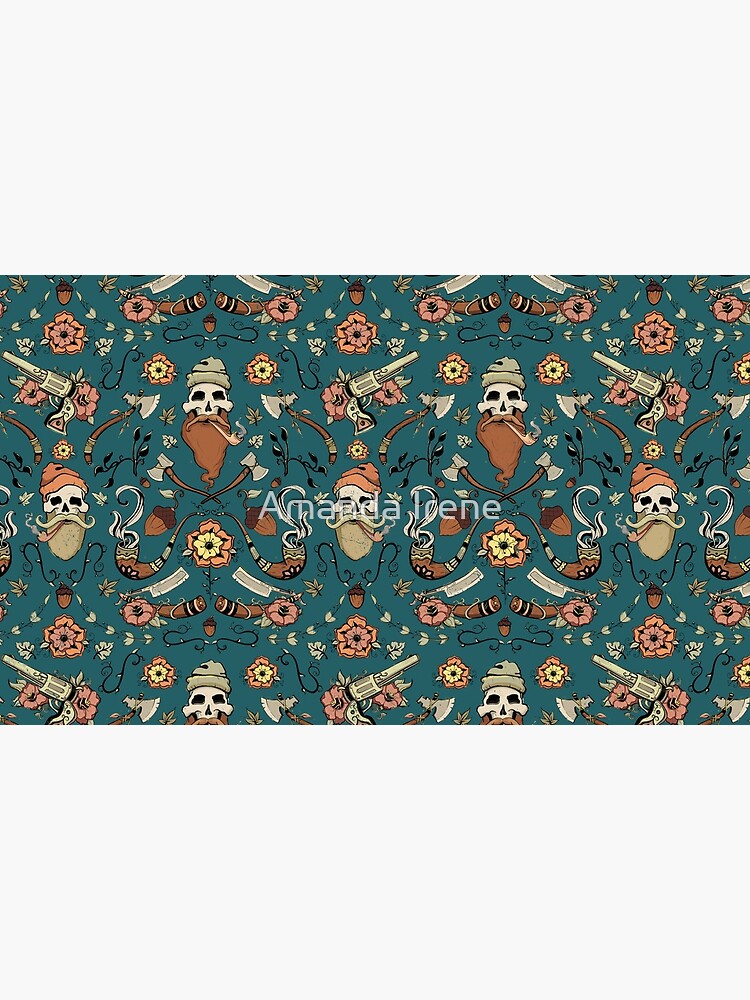 lumberjack skulls pattern by IrenesGoodies