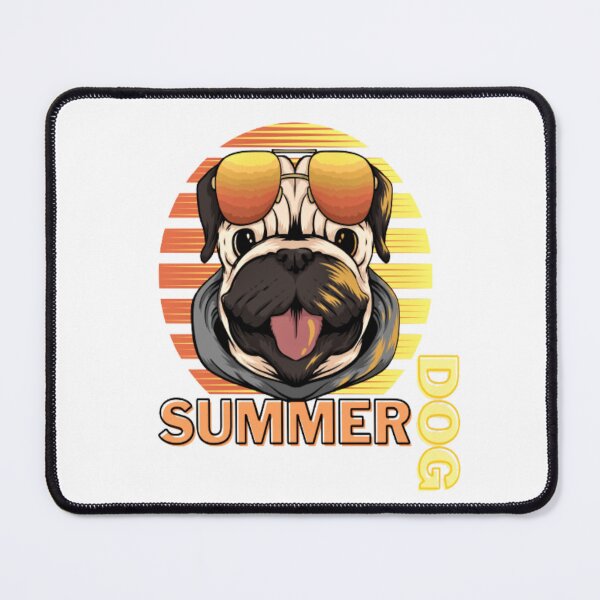 Item preview, A Dog with Summer Glasses meme, summer dog facts, keep your dog cool in summer designed and sold by Nicedeco.