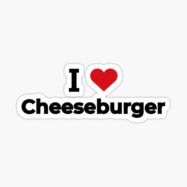 Item preview, I love Cheeseburger designed and sold by Moyanana.