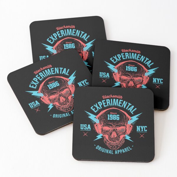 Item preview, Blacksmith experimental original apparel-since 1986-USA-NYC-skull-skull design-skull and bone designed and sold by PacePoint.