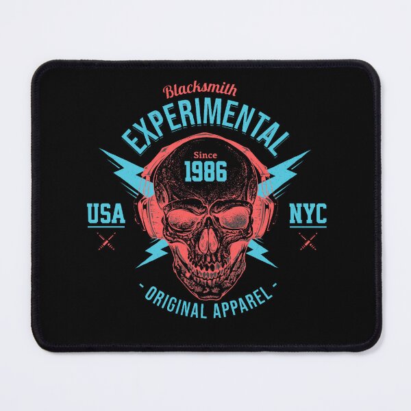 Item preview, Blacksmith experimental original apparel-since 1986-USA-NYC-skull-skull design-skull and bone designed and sold by PacePoint.