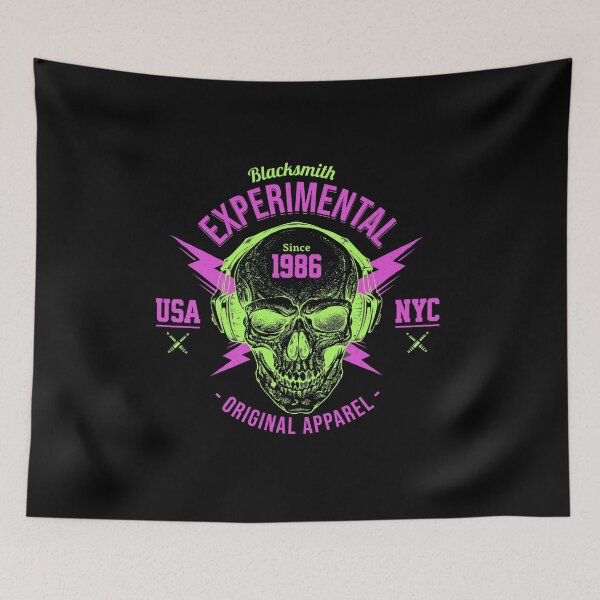 Item preview,  Blacksmith experimental original apparel-since 1986-USA-NYC-skull-skull design-skull drawing designed and sold by PacePoint.