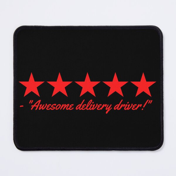Item preview, 5 Star Amazing Delivery Driver Red Font | Driver Service Appreciation designed and sold by deliverylife.