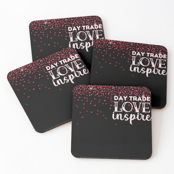 Item preview, Day Trader Gift, Day Trade, Love, Inspire,  Inspirational quote, Female Trader gift, Red diamonds, Woman Trader designed and sold by TradingTeesKids.