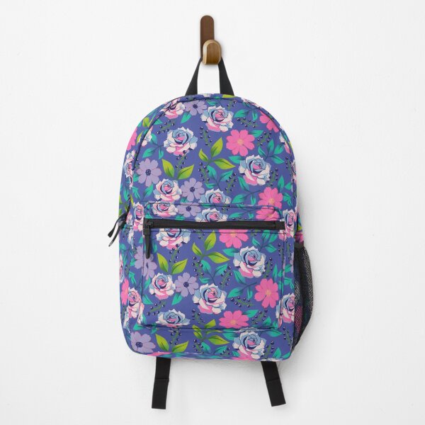 Item preview, Pretty Flowers on Periwinkle designed and sold by Cass Noel Studio.