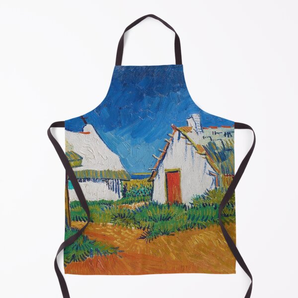 Item preview, Three white cottages in Saintes-Maries by Vincent van Gogh designed and sold by VintageArchive.