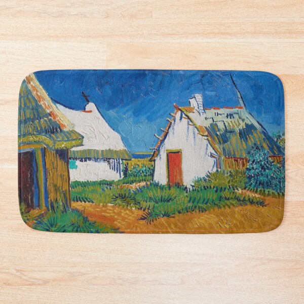 Item preview, Three white cottages in Saintes-Maries by Vincent van Gogh designed and sold by VintageArchive.