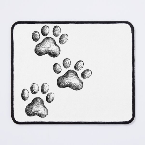 Item preview, Paw Print Sketch, Sketchy Paw Prints designed and sold by Amber Ryder.