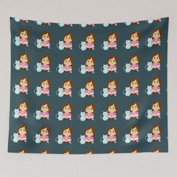 Item preview, Cathy and the Cat read a story designed and sold by Laura Greco.
