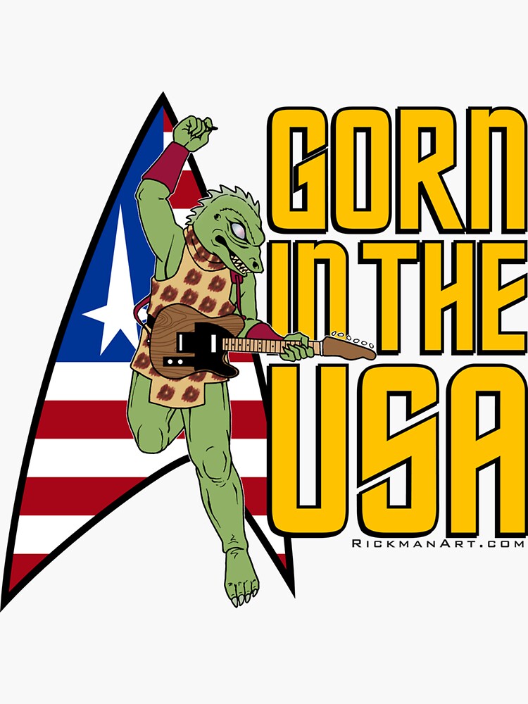 Gorn In The Usa Sticker Sticker For Sale By Nievd2cd18 Redbubble