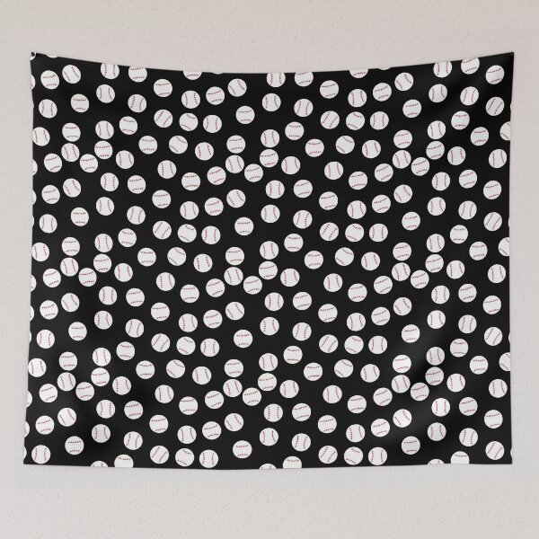 Item preview, Baseball on Black designed and sold by RepeatCandy.