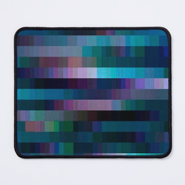 Item preview, Geometric square blue tones pattern design designed and sold by Cyber-Spider.