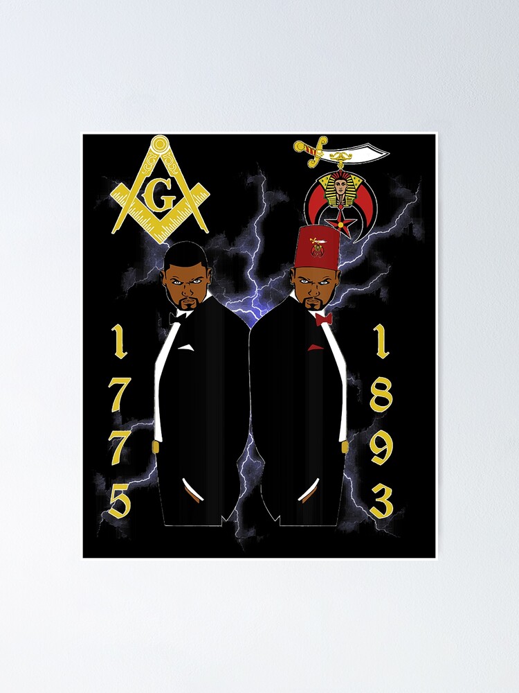 "Mens Shriners 1893 Masons 1775 Shrine PHA Mason Fathers Day Gift