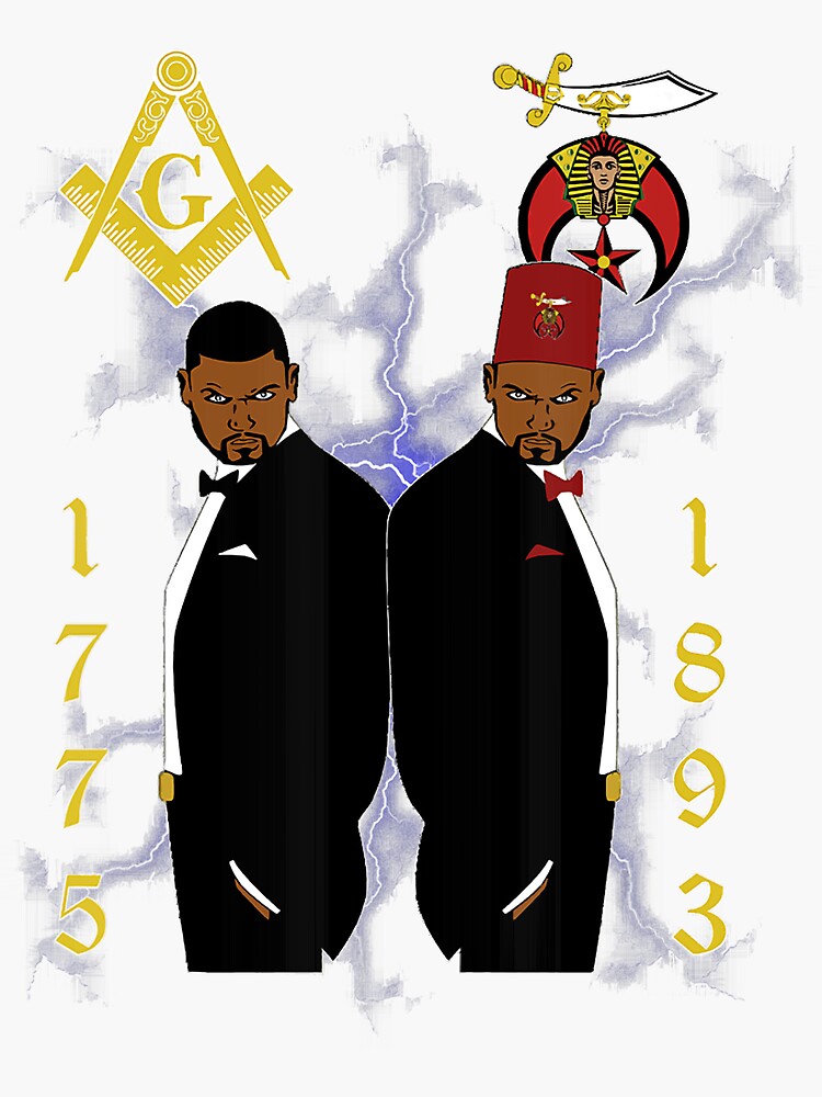 "Mens Shriners 1893 Masons 1775 Shrine PHA Mason Fathers Day Gift