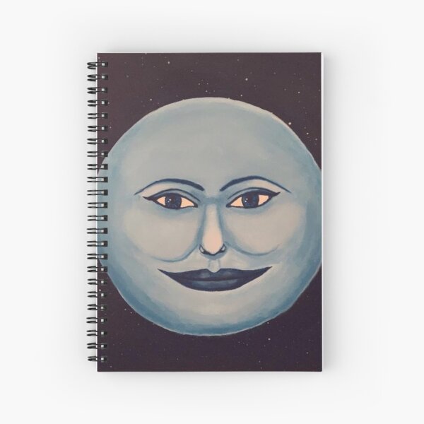 Madame De La Luna Spiral Notebook