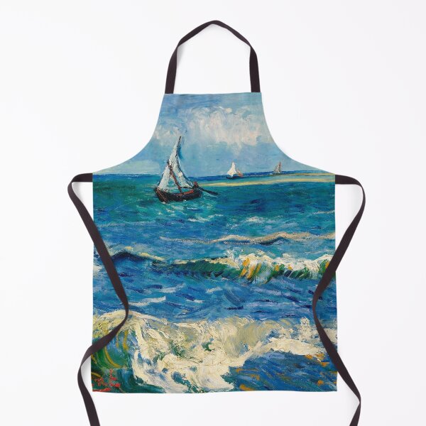 Item preview, Seascape near Les Saintes-Maries-de-la-Mer by Vincent van Gogh designed and sold by VintageArchive.