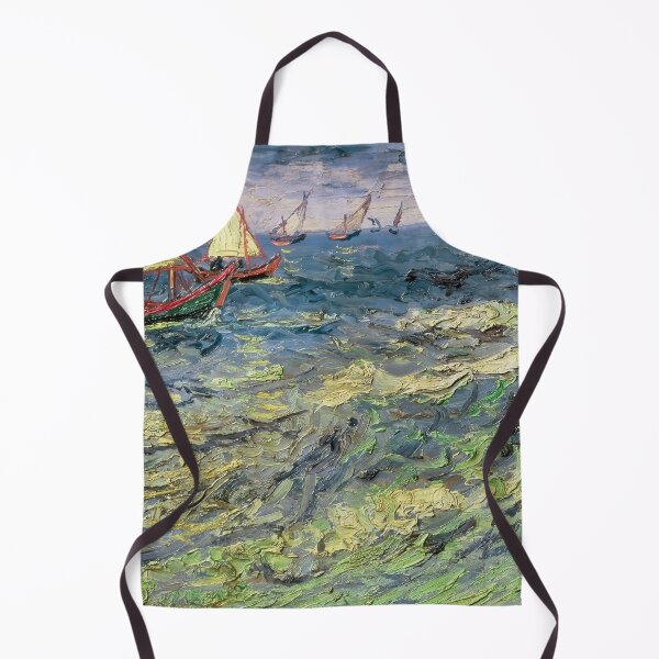 Item preview, Fishing Boats at Saintes-Maries by Vincent van Gogh designed and sold by VintageArchive.