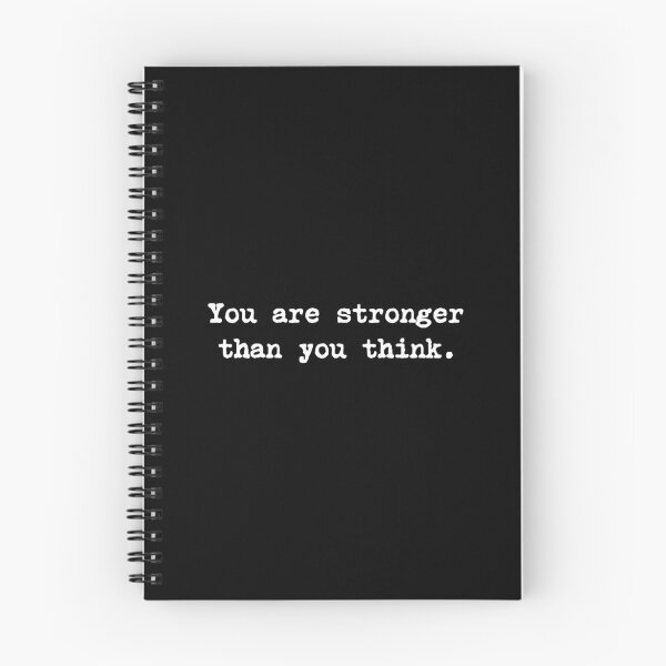 Item preview, You Are Stronger Than You Think Motivational Quote To Keep Going designed and sold by allysmar.