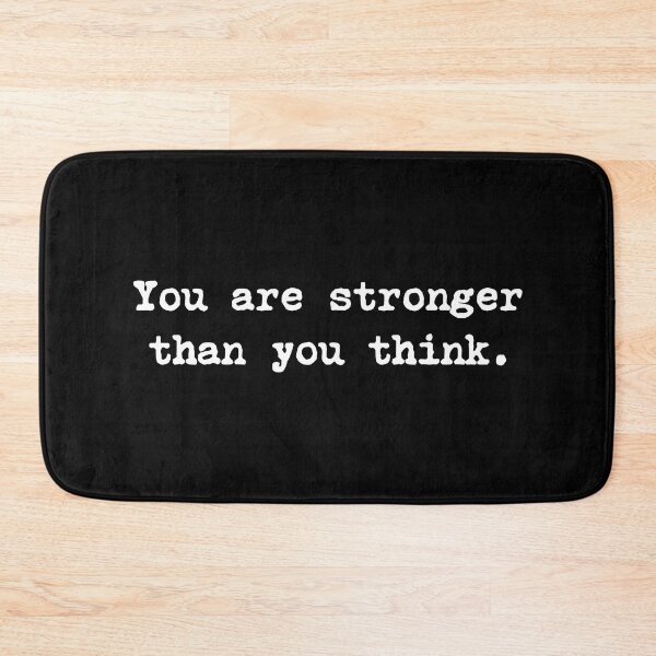 Item preview, You Are Stronger Than You Think Motivational Quote To Keep Going designed and sold by allysmar.