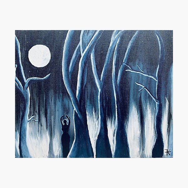 Under a Scorpion Moon Photographic Print