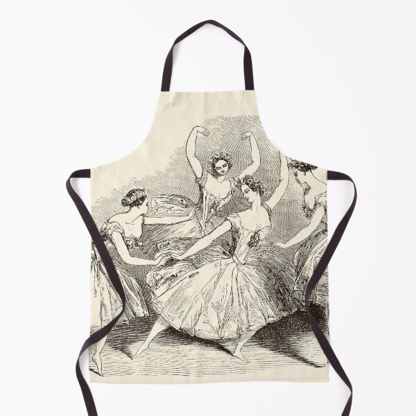 Item preview, 1845 Wood Engraving Print of Female Ballet Dancers designed and sold by VintageArchive.