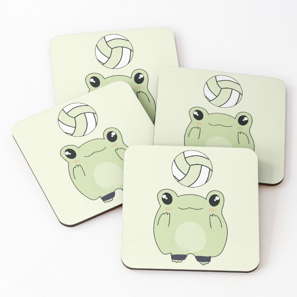 Artikelvorschau, Kawaii Frosch liebt Volleyball entworfen und verkauft von Good-Find.