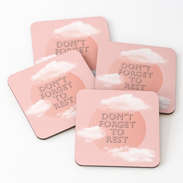 Item preview, Don't Forget To Rest - Self Care Art Print  designed and sold by SmallOrbit.