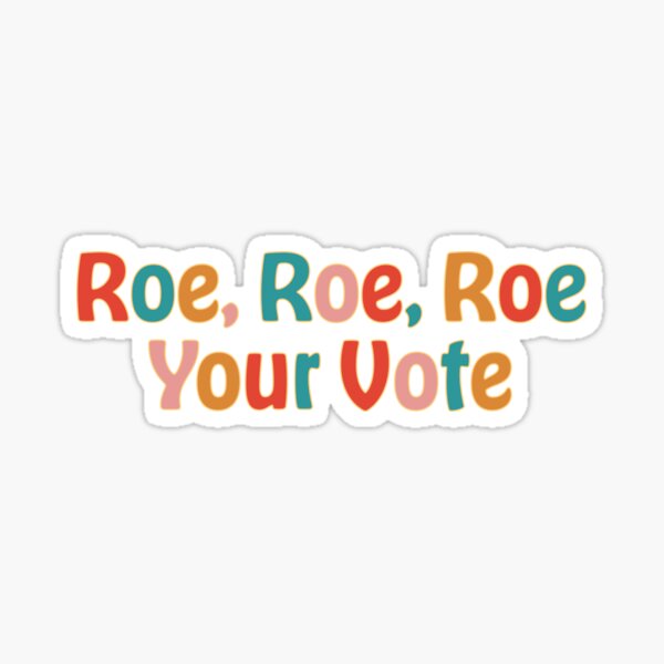 Artikel-Vorschau von Roe Roe Roe Deine Stimme - Retro Pro-Choice, designt und verkauft von UBUCO.