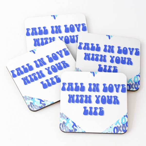 Item preview, XOXO Fall in love with your life heart designed and sold by mollsdesignss.