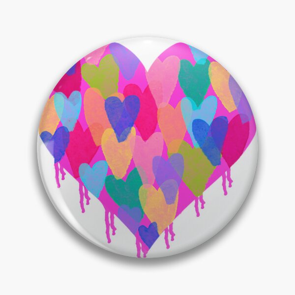 Item preview, Colorful Drippy heart designed and sold by mollsdesignss.