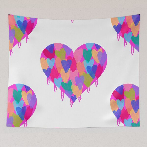 Item preview, Colorful Drippy heart designed and sold by mollsdesignss.