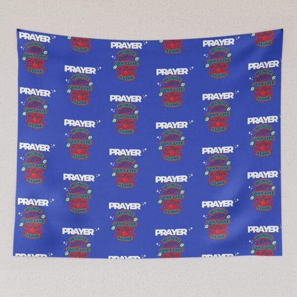 Item preview, Prayer, Because Teachers Can't Live on Apple Alone - Blue and White designed and sold by TheReporter1.