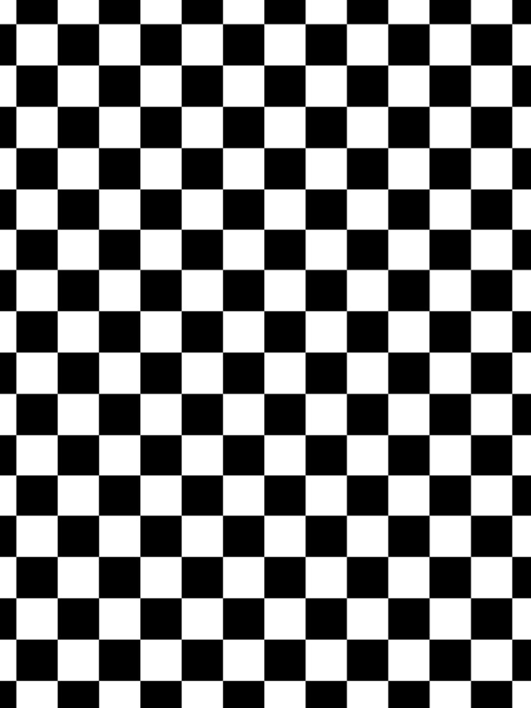 Checkered Flag, Chequered Flag, Motor Sport, Checkerboard, Pattern, WIN, WINNER, Racing Cars, Race, Finish line, BLACK. by TOMSREDBUBBLE