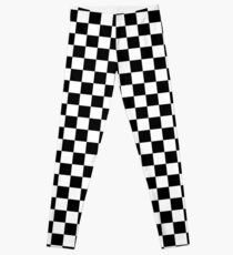 Checkered Flag, Chequered Flag, Motor Sport, Checkerboard, Pattern, WIN, WINNER, Racing Cars, Race, Finish line, BLACK Leggings