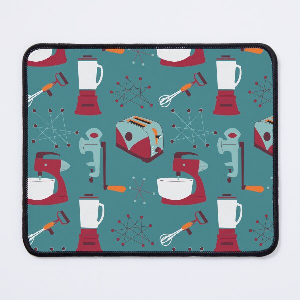 Item preview, Retro Kitchen - Vintage Kitchen - Blue Pattern designed and sold by whyitsme.