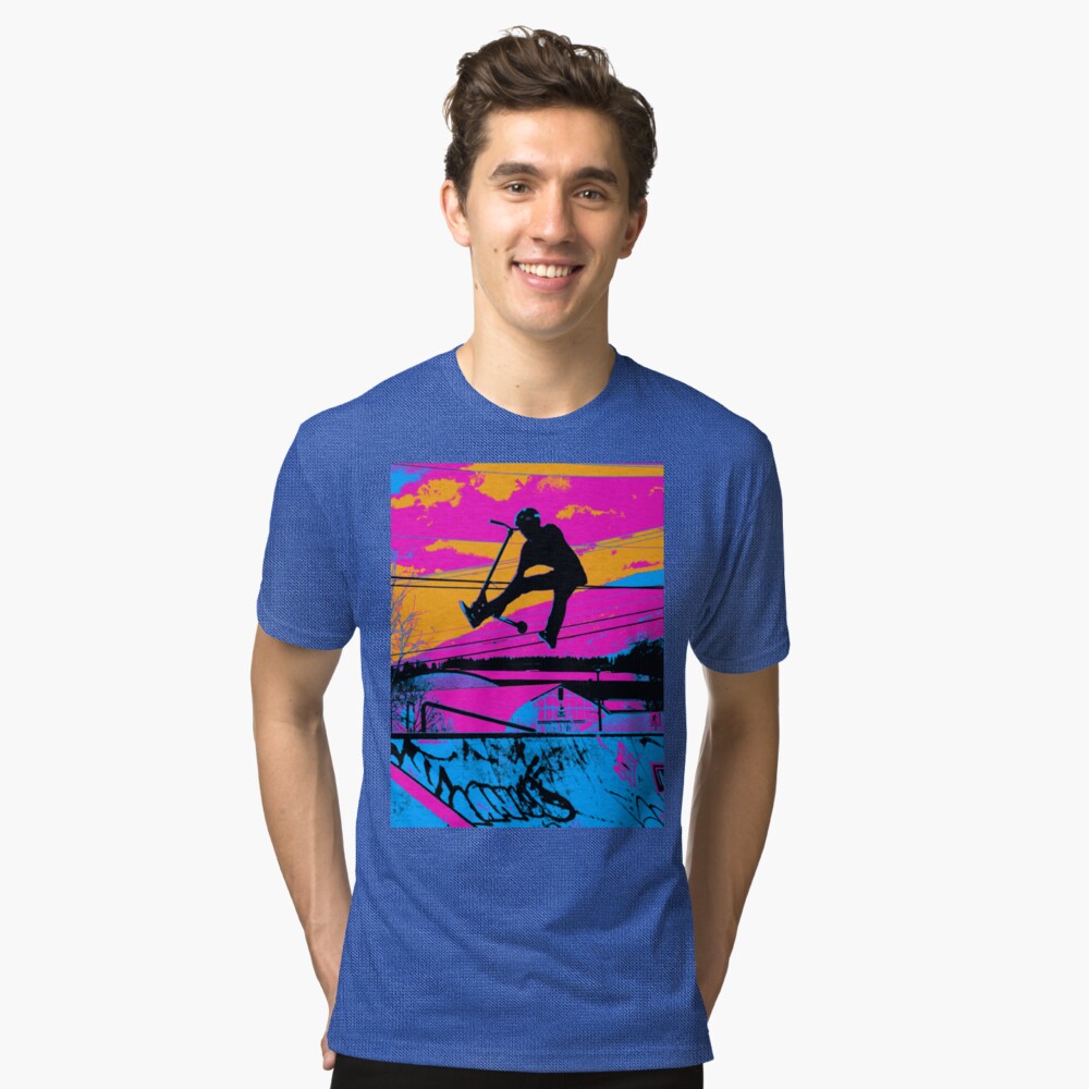 ¡Volemos! - Stunt Scooter Camiseta de tejido mixto