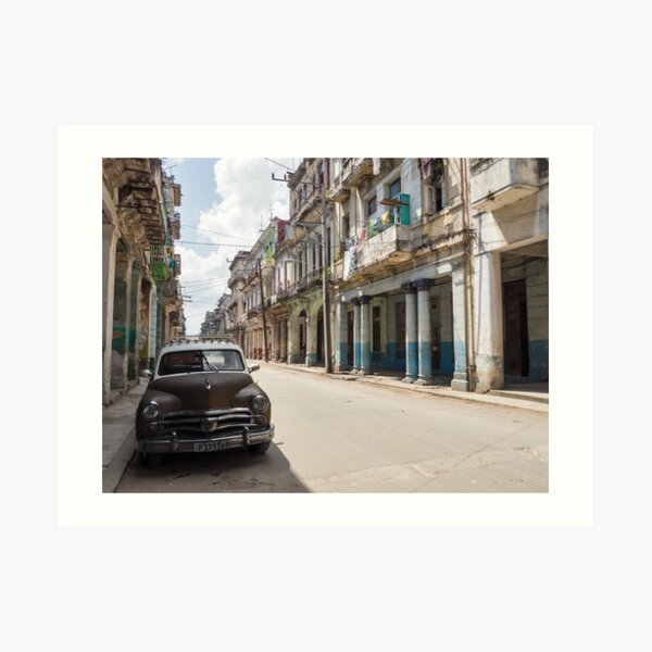 Cuba - oldtimer - Havana Art Print