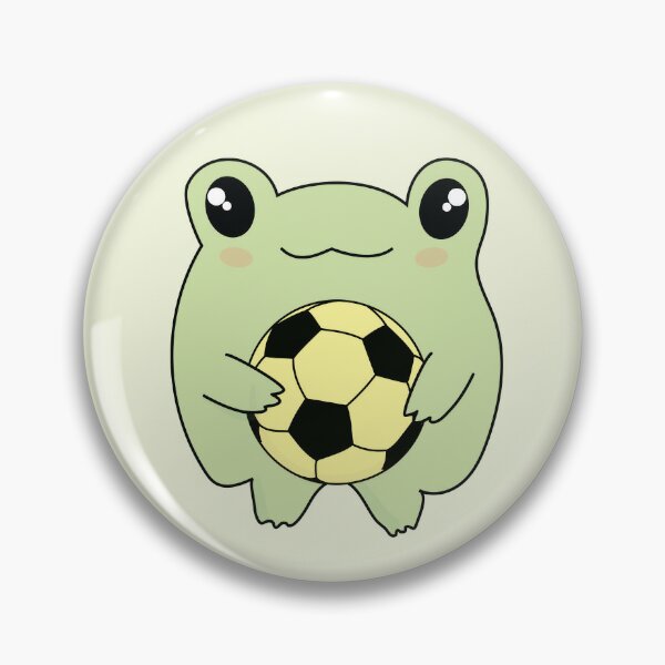 Kawaii Frog Loves Volleyball Pin for Sale by Good-Find