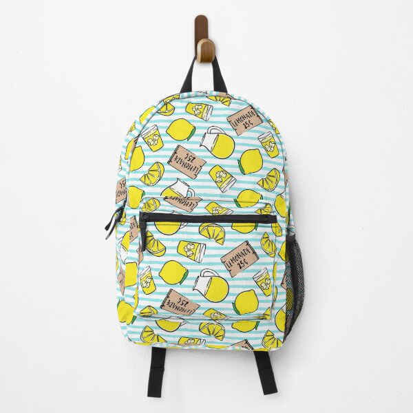Item preview, Lemonade Stand - blue stripes designed and sold by littlearrow.