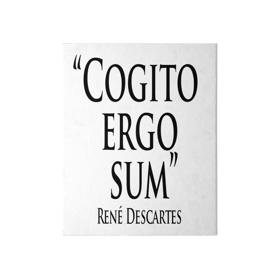 understanding the cognito ergo sum in cartesian philosophy Cogito, ergo sum is a latin philosophical proposition by rené descartes usually translated into english as i think, therefore i amthe phrase originally appeared in french as je pense, donc je suis in his discourse on the method, so as to reach a wider audience than latin would have allowed. understanding the cognito ergo sum in cartesian philosophy Cogito, ergo sum is a latin philosophical proposition by rené descartes usually translated into english as i think, therefore i amthe phrase originally appeared in french as je pense, donc je suis in his discourse on the method, so as to reach a wider audience than latin would have allowed.