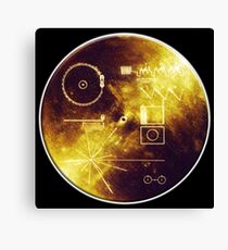 VOYAGER, Space, Golden Record, Spacecraft, Message to Aliens Canvas Print