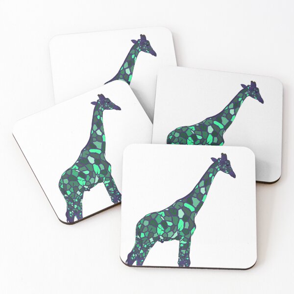Item preview, purple & teal giraffe designed and sold by Leah Haas.