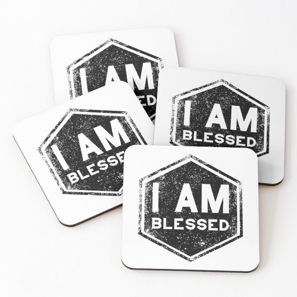 Item preview, I AM - Blessed - Affirmation - Black designed and sold by hector2ortega.